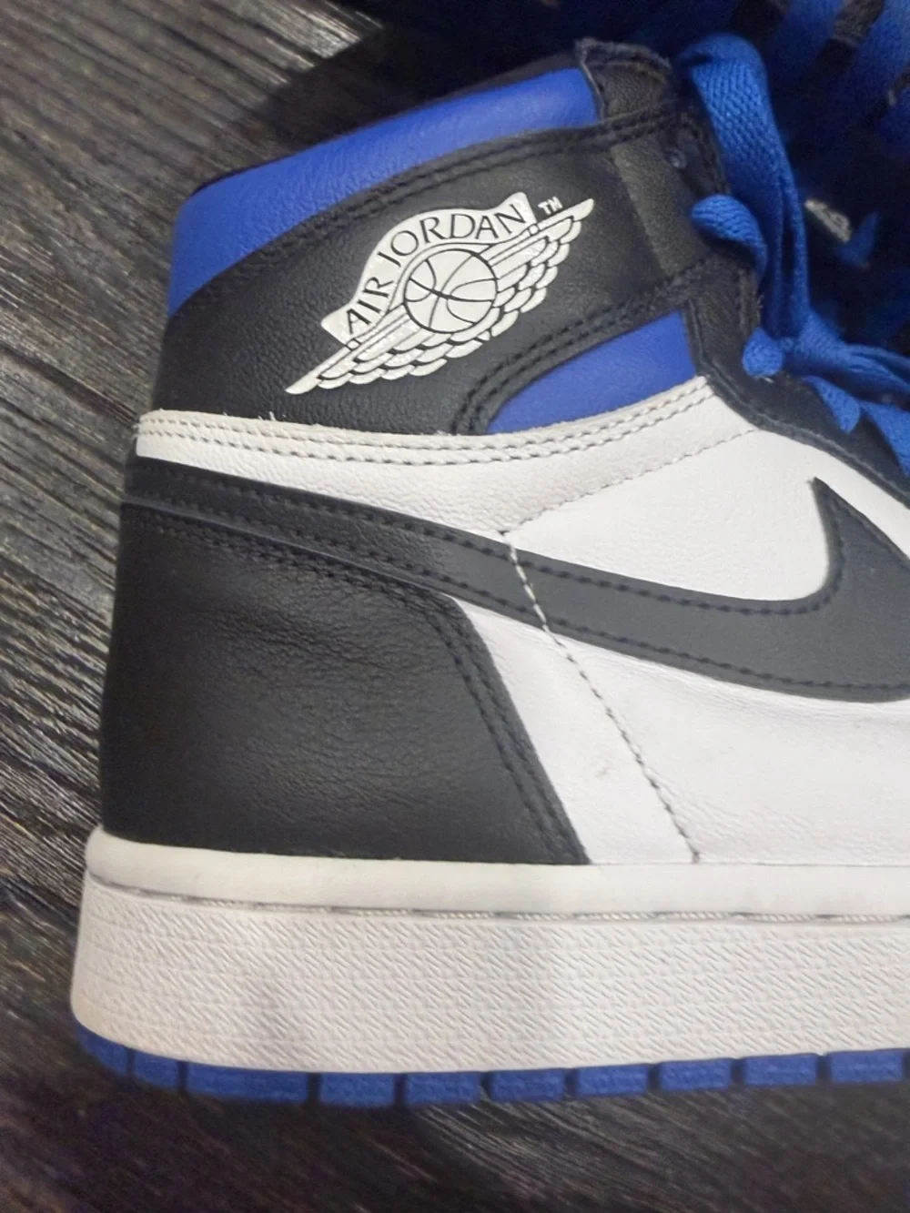 Jordan 1 Retro OG High Royal Toe- men’s size 9